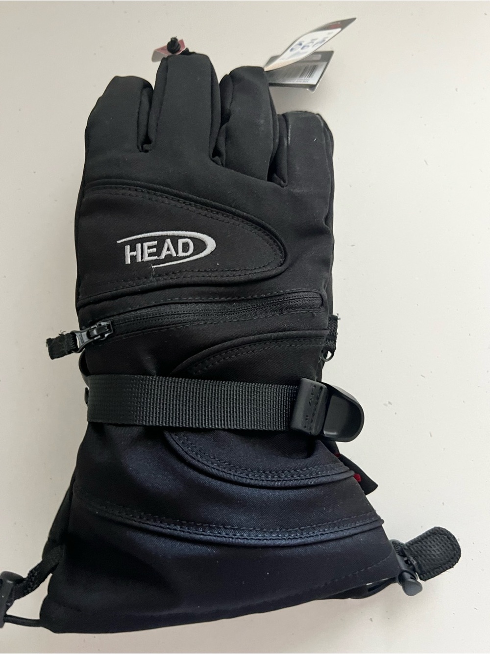 HEAD Men’s Ski Gloves Small Black Waterproof DuPont ComfortMax Insulated Snow